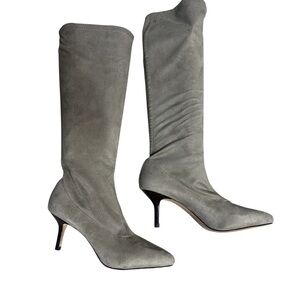 Vince Camuto Faux Suede Pull On  Knee-High Women's Boots Size 10 Tan/Sand color